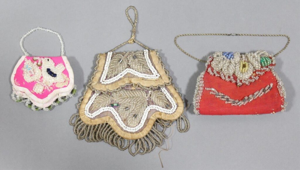 Iroquois beaded whimsy purse lot