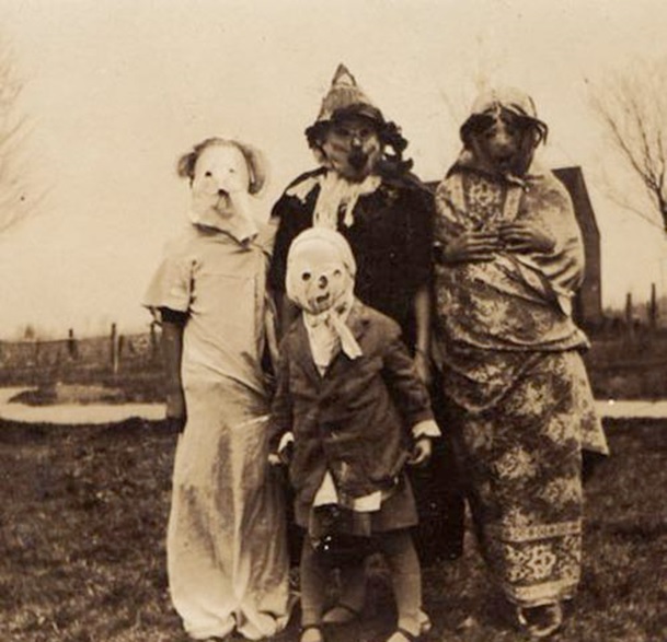 Haunting Photographic Images of Early Halloween Costumes are Desired ...