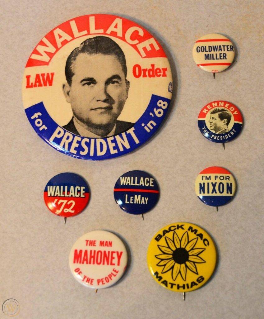 Campaign buttons pins mixed lot 1 fb901369b7cbc929bf7011d9f0be151a