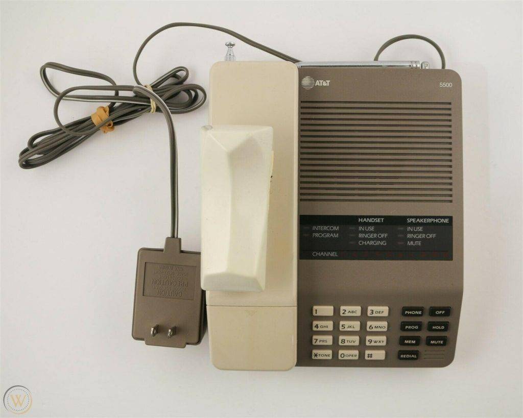 Vintage 1990 att cordless phone metal 1 49dbb5fa4a8e0bed04b265b2873ef475