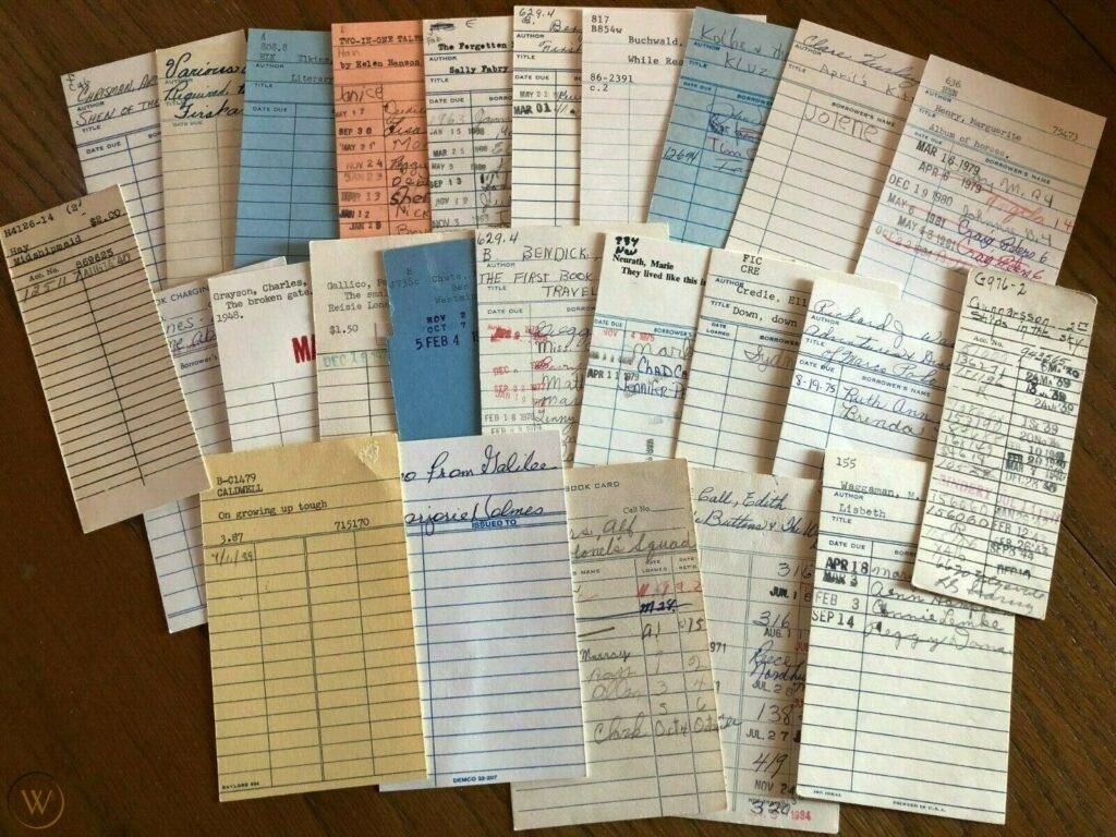 Library borrowers check cards used 1 c2ad9c4e713850210876dd88a5eb38ef