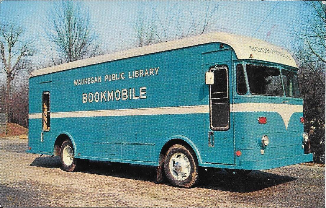Waukegan il postcard bookmobile circa 1 5872d904b714ce1a6cc785f29d7f47e2