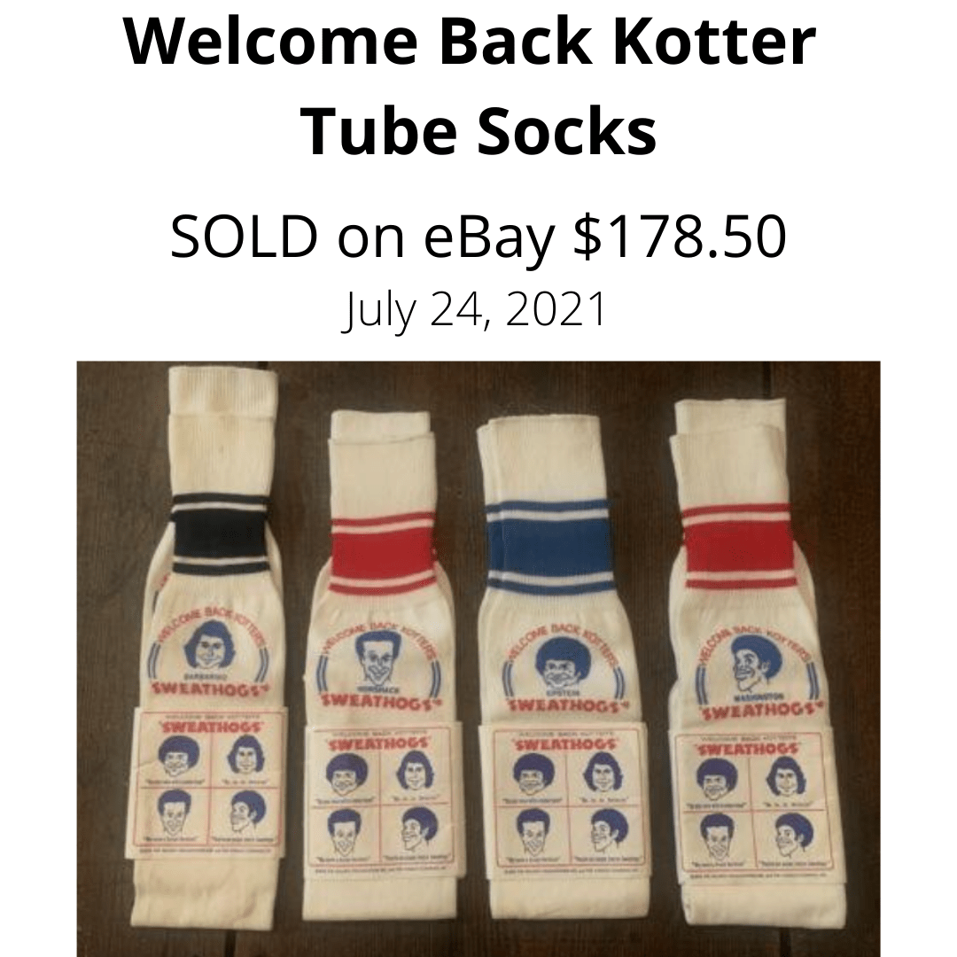 Welcome back kotter socks