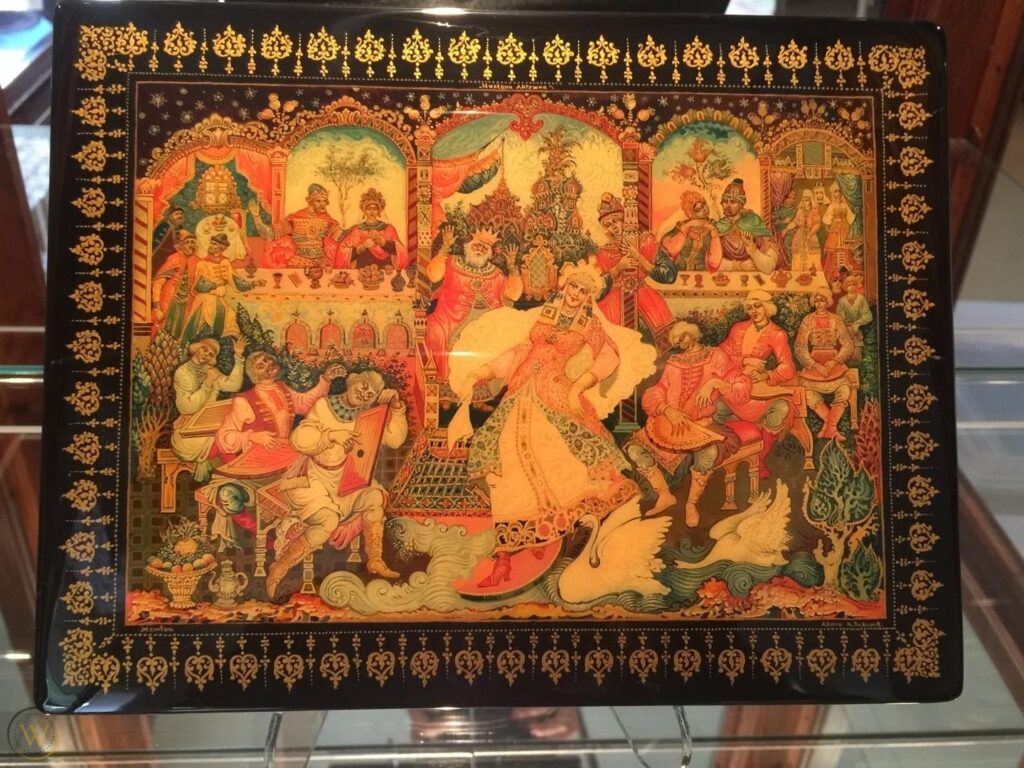 Vintage style mstera russian lacquer 1 4142c8f41ceec93feac0c986c7ede93d