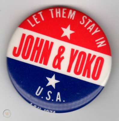 Vintage 1974 john yoko let stay usa 1 b6f47b27170792385e33f47664b04281
