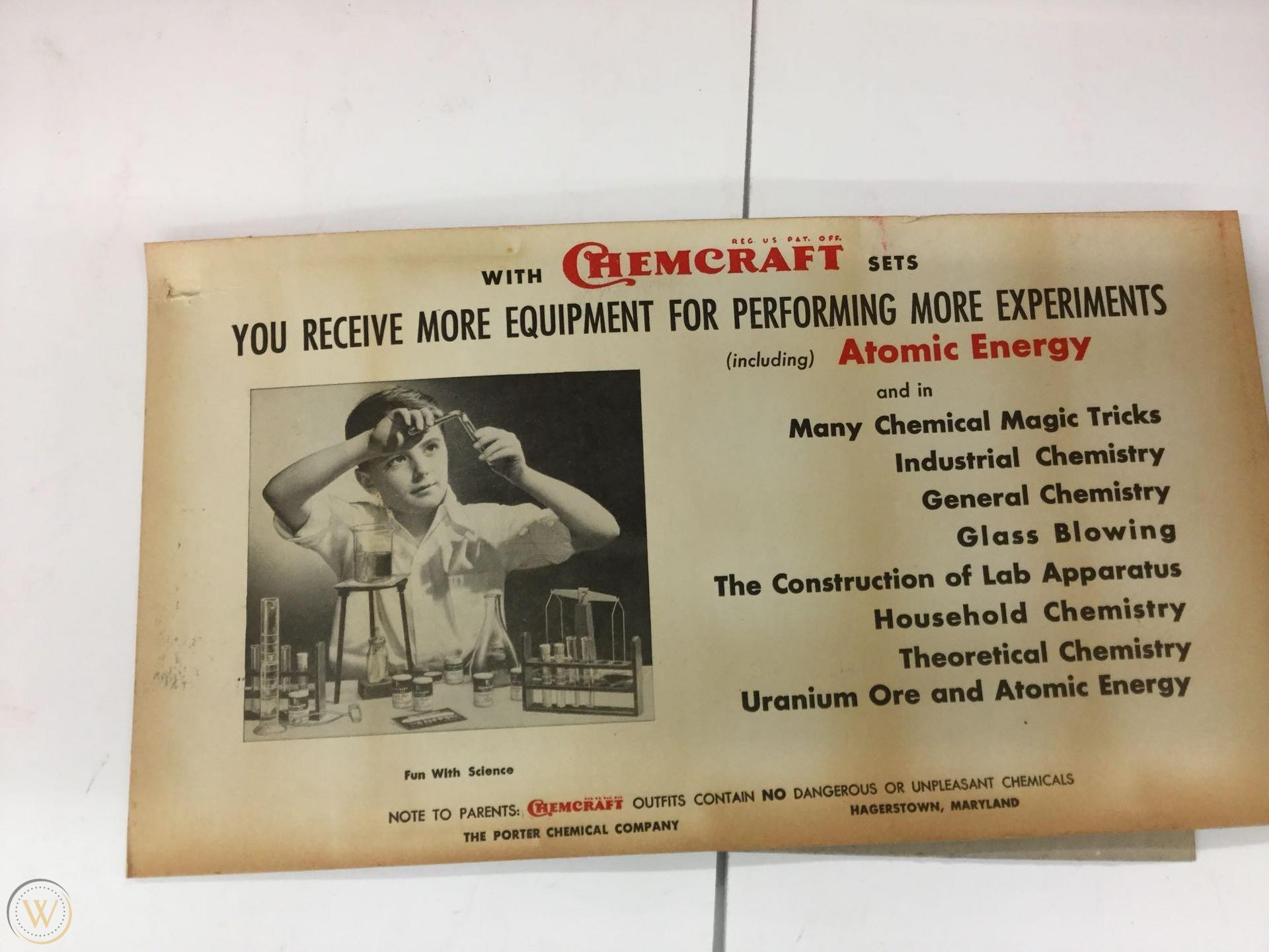 Vintage chemcraft chemistry set like 540 3e61f95918020145125e7037d7c7b2a8