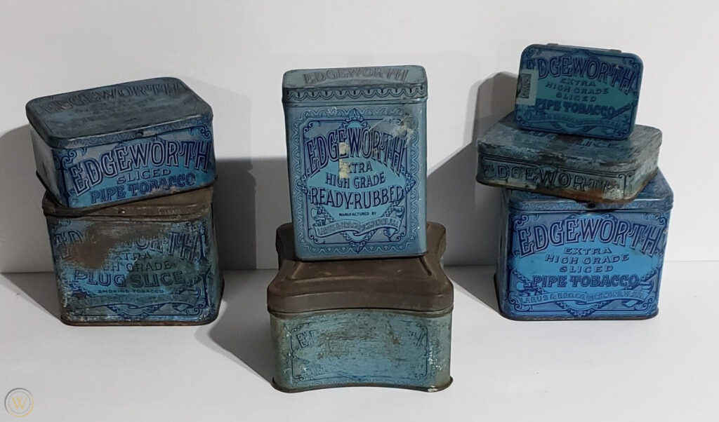 vintage tobacco tins edgeworth