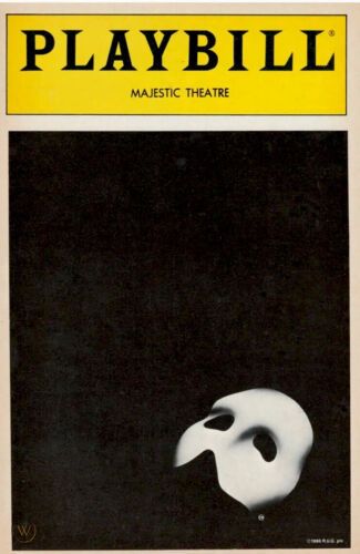 The Phantom of the Opera playbill