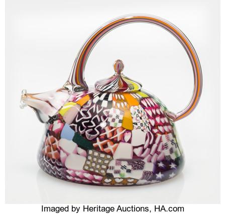 Richard Marquis studio teapot Quilt Teapot