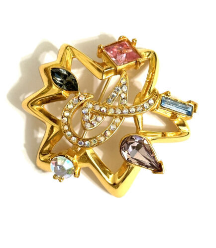 Christian Lacroix brooch gold