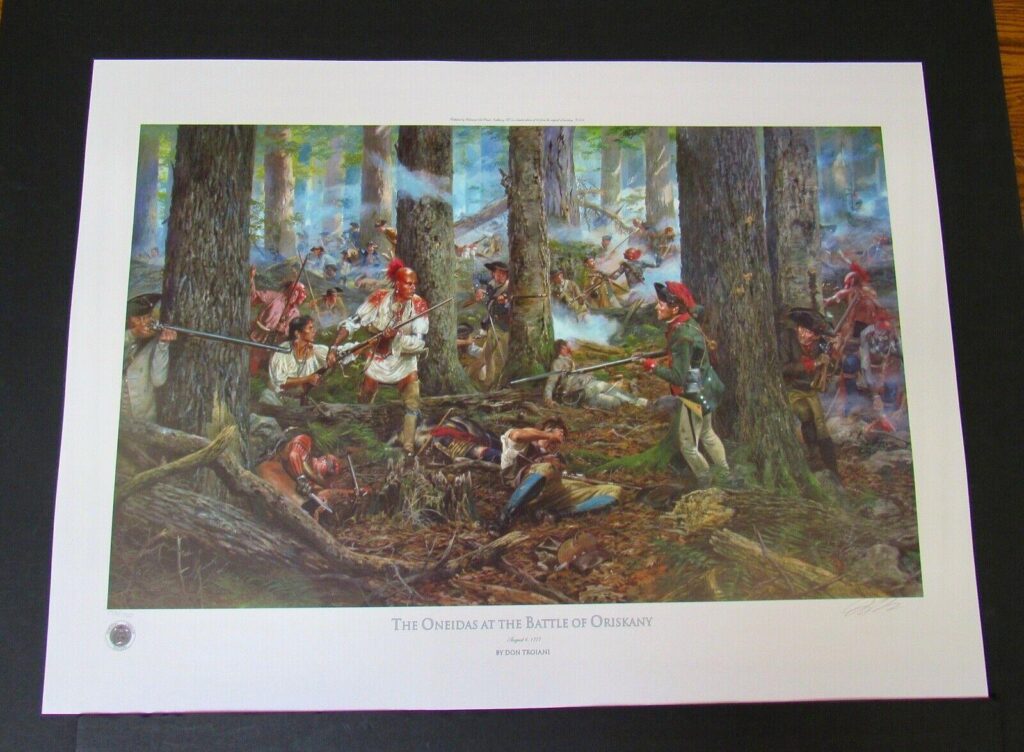 Don Troiani - The Oneidas - Battle of Oriskany - Revolutionary War print framed art